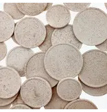 CombiCraft Blanco houtvezel munten Ø23mm - per 100 stuks