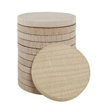 Blanco houten munten Ø29mm - per 100 stuks