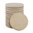 Blanco houten munten Ø29mm - per 100 stuks
