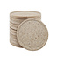 Blanco houtvezel munten Ø29mm - per 100 stuks