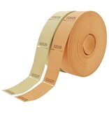 Blanco consumptiebonnen op rol 57x30mm met doorlopende nummering - per 1000 bonnen