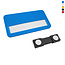 CombiCraft Blanco plastic naambadge Business met magneet of speld 72x38mm - per stuk