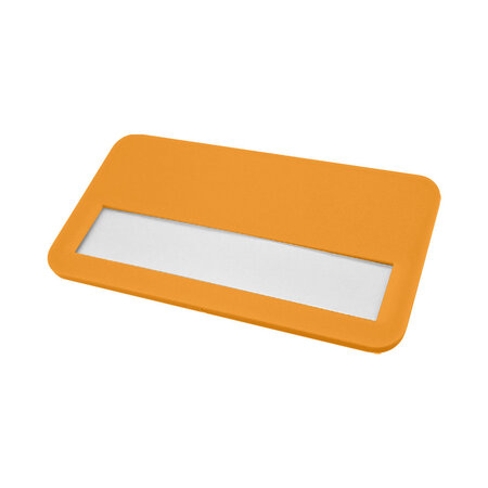 Plastic naambadge Business 72x38mm met eigen ontwerp - per stuk