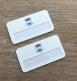 CombiCraft Aluminium naambadge Business 72x38mm met eigen ontwerp - per stuk