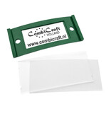 Blanco Polar naambadge kunststof met magneet groen - per 1 stuk