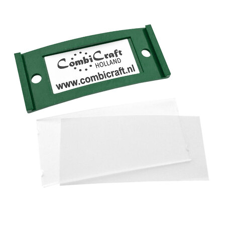 CombiCraft Blanco Polar naambadge kunststof met magneet groen - per 1 stuk