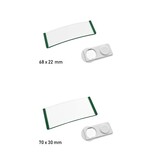 Blanco Polar naambadge kunststof met magneet groen - per 1 stuk