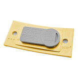 CombiCraft Blanco Polar naambadge kunststof met magneet goudkleurig - per 1 stuk