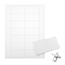 Blanco badgepapier voor acetaat naambadges - per 1 vel