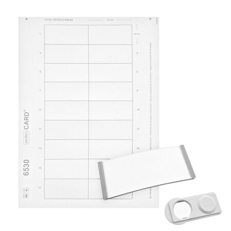 CombiCraft Blanco naambadge etiketten voor Polar naambadges - per 1 vel