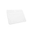 CombiCraft Blanco transparante badgehouder kunststof 105x87mm met sleuf - per 1 stuk
