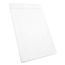 Blanco transparante badge houder kunststof 112x180mm met sleuf - per 1 stuk