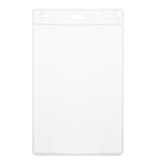 CombiCraft Blanco transparante badge houder kunststof 112x180mm met sleuf - per 1 stuk
