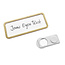 CombiCraft Blanco Office naambadge kunststof met clip goudkleurig vanaf 10 stuks - per stuk