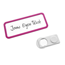 Blanco naambadge Office magento - per stuk