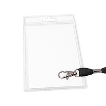 Badgehouder met koord  65x110mm - per stuk