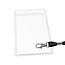 Blanco badgehouder met keycord 65x110mm vanaf 20 stuks - per stuk