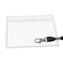 Badgehouder met koord  95x75mm - per stuk