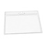 Blanco transparante badgehouder kunststof 95x75mm vanaf 20 stuks - per stuk
