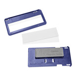 Blanco Alustar naambadge aluminium 74x36mm met magneetsluiting - per 1 stuk