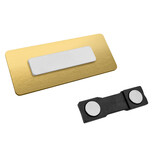 CombiCraft Kunststof naambadge met tekst gravering 72x30mm - per 1 stuk