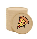 CombiCraft Gekleurde pizza consumptiemunten Ø29mm - per 100 stuks