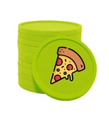 Gekleurde pizza consumptiemunten Ø29mm - per 100 stuks
