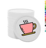 Gekleurde koffie consumptiemunten Ø29mm - per 100 stuks
