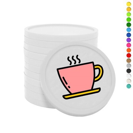 Gekleurde koffie consumptiemunten Ø29mm - per 100 stuks
