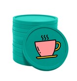 Gekleurde koffie consumptiemunten Ø29mm - per 100 stuks