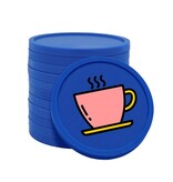 CombiCraft Gekleurde koffie consumptiemunten Ø29mm - per 100 stuks