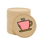 Gekleurde koffie consumptiemunten Ø29mm - per 100 stuks