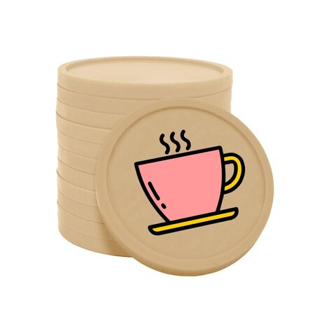 Gekleurde koffie consumptiemunten Ø29mm - per 100 stuks