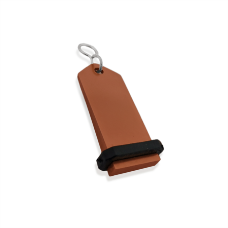 Blanco Midi Bumerang aluminium hotel sleutelhanger 30x75 mm