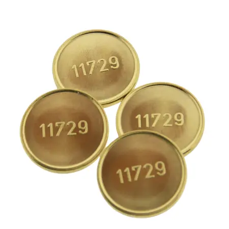 CombiCraft Messing naslag Miele munten 11729 - per 100 stuks