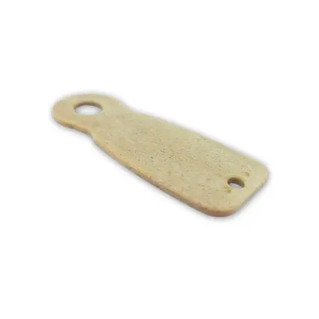 Blanco houtvezel Caddy-Key winkelwagenmunten €1 formaat - per 50 stuks