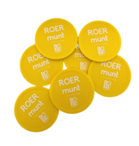 CombiCraft Grote plastic munten Ø70mm met jouw eigen ontwerp