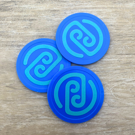 CombiCraft Grote plastic munten Ø70mm met jouw eigen ontwerp