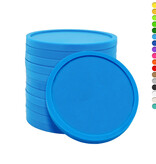 Blanco plastic munten Ø29mm - per 100 stuks