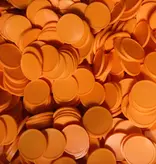 Blanco plastic munten Ø29mm - per 100 stuks