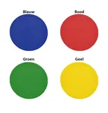 Blanco plastic munten Ø70mm - per 100 stuks