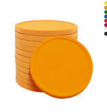 Blanco aardappelzetmeel munten Ø29mm - per 100 stuks