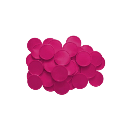 Blanco aardappelzetmeel munten Ø29mm - per 100 stuks