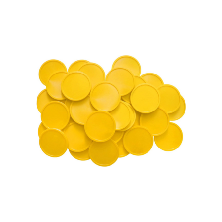 CombiCraft Blanco aardappelzetmeel munten Ø29mm - per 100 stuks