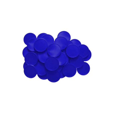 Blanco aardappelzetmeel munten Ø29mm - per 100 stuks