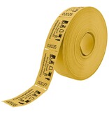 CombiCraft Consumptiebon op rol 57x30mm met tekst 'Alleen vandaag geldig' - per 1000 bonnen