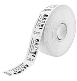 CombiCraft Consumptiebon op rol 57x30mm met tekst 'Alleen vandaag geldig' - per 1000 bonnen