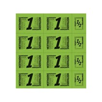 Consumptiekaart zwarte druk - 10 consumpties