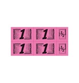 CombiCraft Consumptiekaart met hele en halve consumpties zwarte druk 5 consumpties - per 50 kaarten