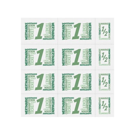 CombiCraft Consumptiekaarten met hele en halve consumpties met full colour opdruk 10 consumpties - per 50 kaarten